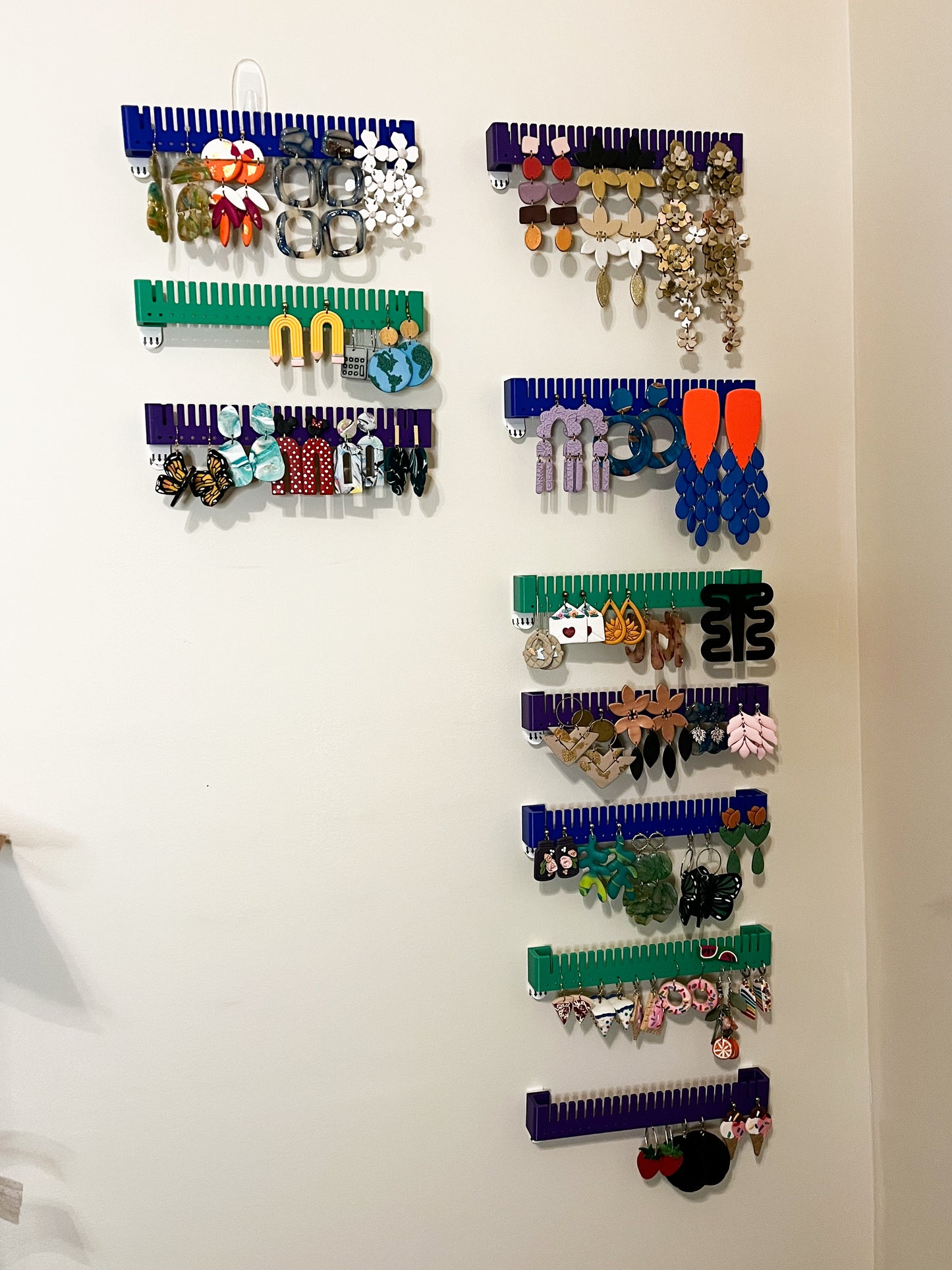 Earring Display for Wall