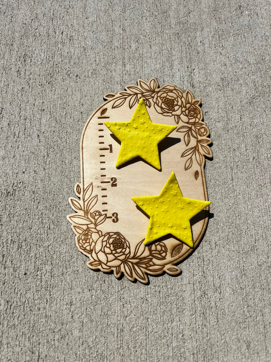 Yellow Star Stud