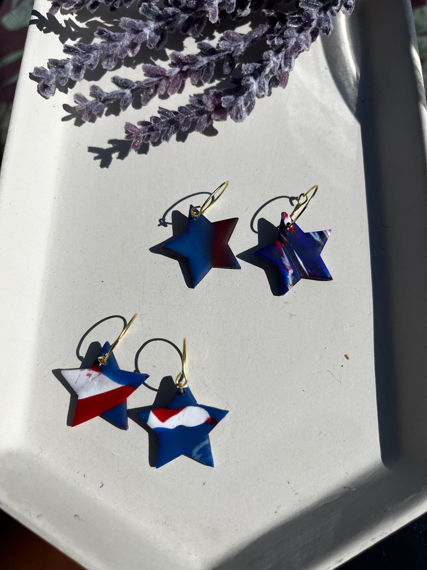 Patriotic Star Hoop