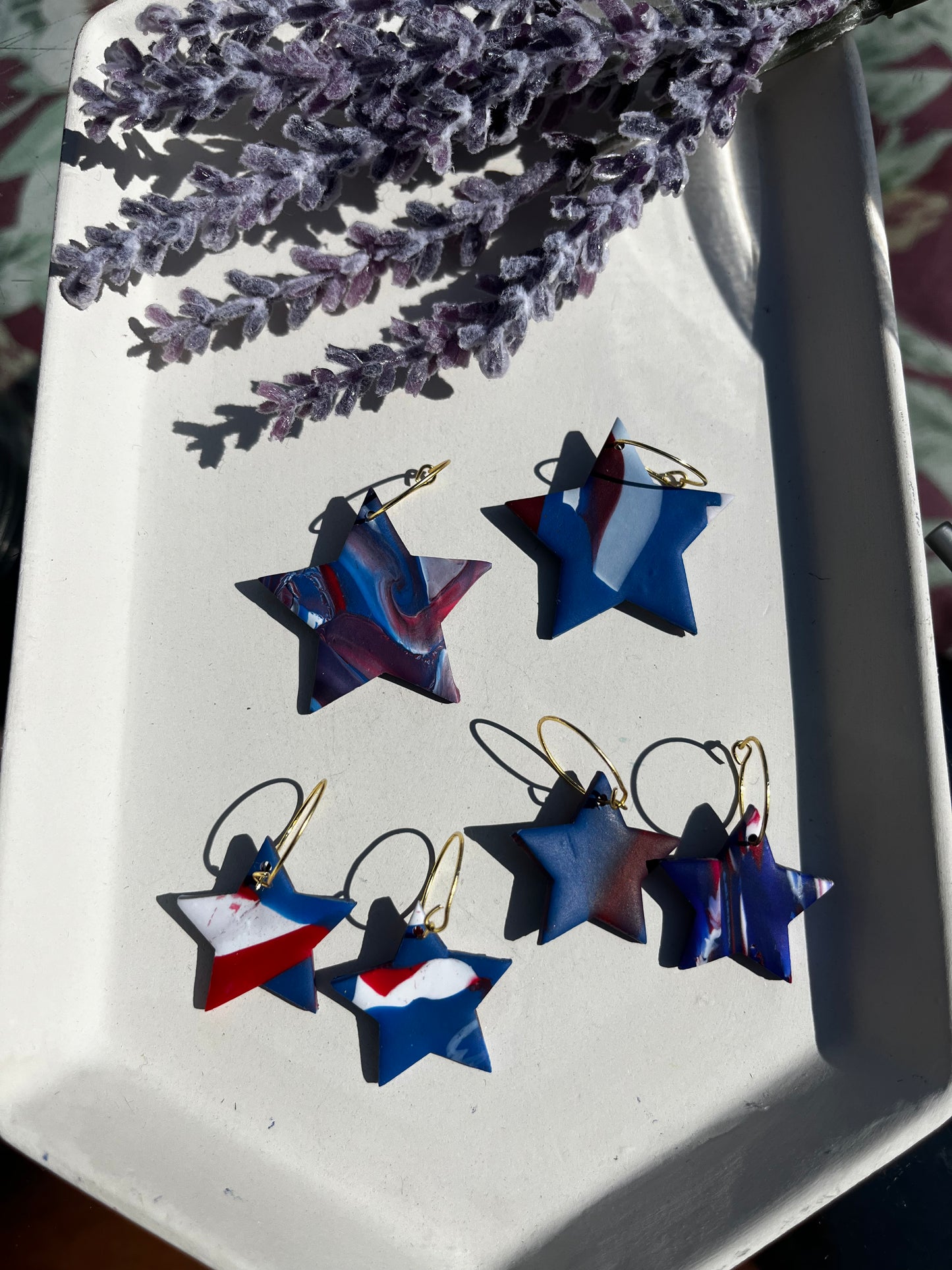 Patriotic Star Hoop