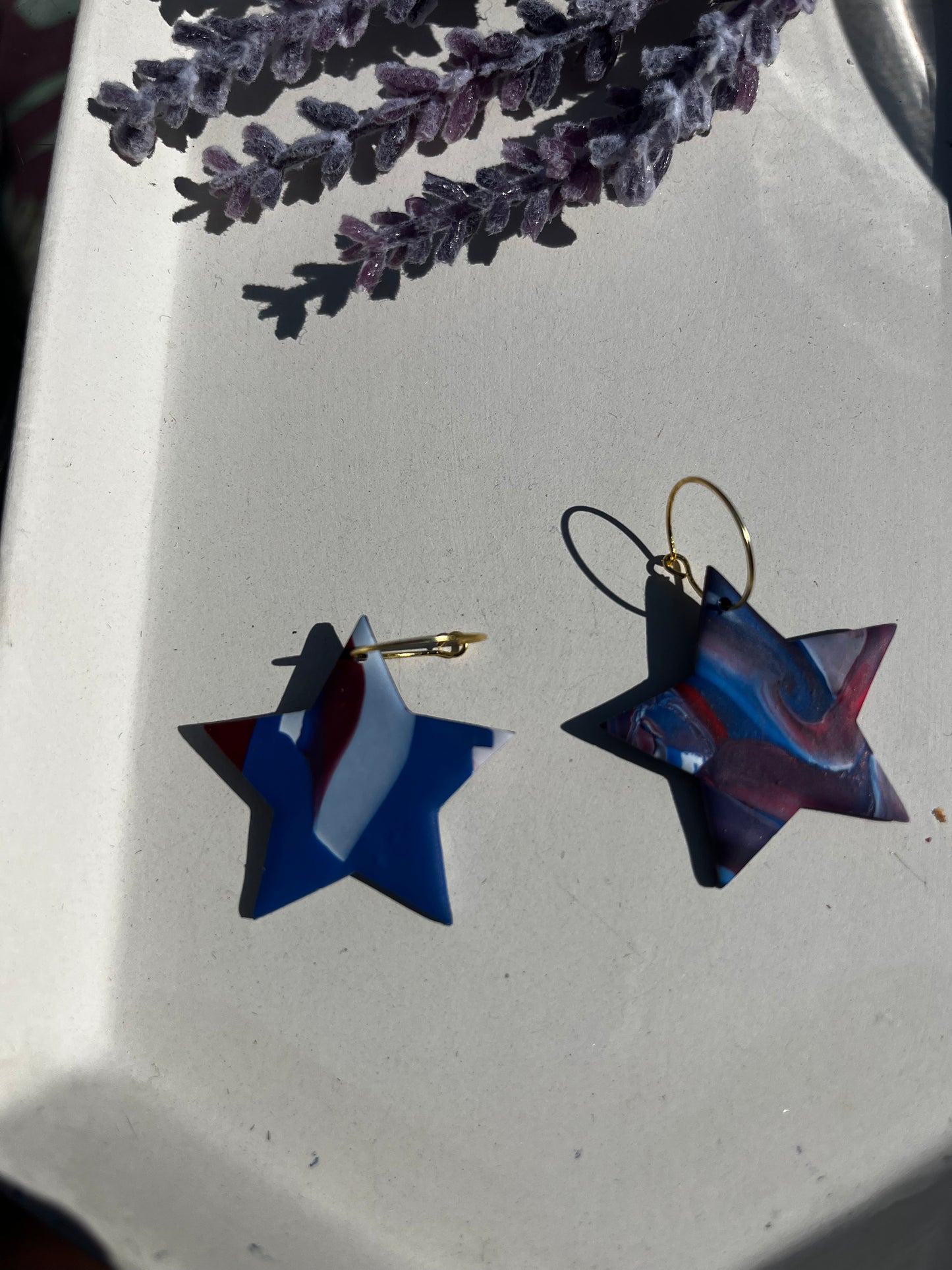 Patriotic Star Hoop